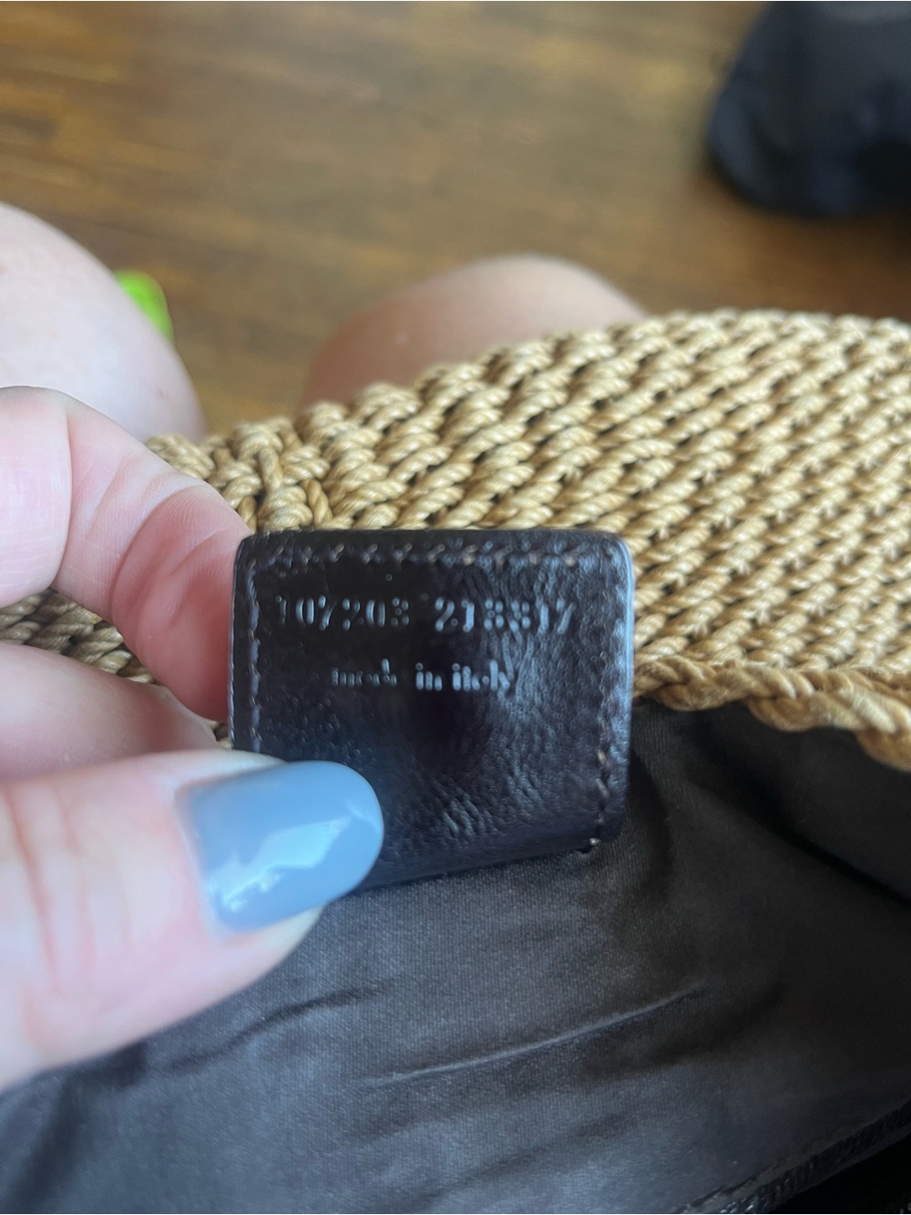 Yves Saint Laurent Mombasa Bag— rattan woven. Tom Ford era. MINT CONDITION. - Picture 8 of 9